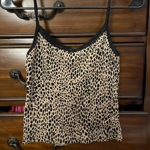 Cheetah print Brandy Melville tank!!